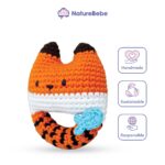 Foxxie crochet rattle