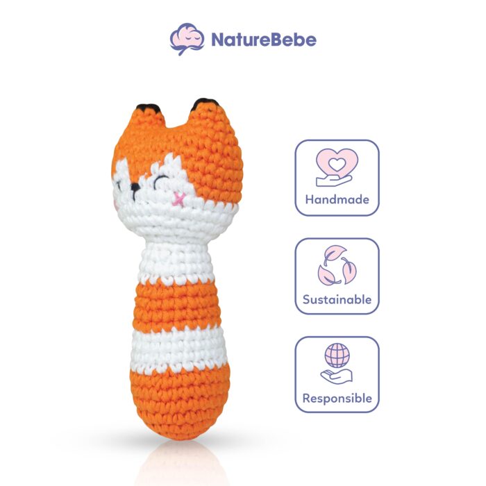 Foxxie stuffed squeaker toy