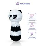 Panda stuffed squeaker toy